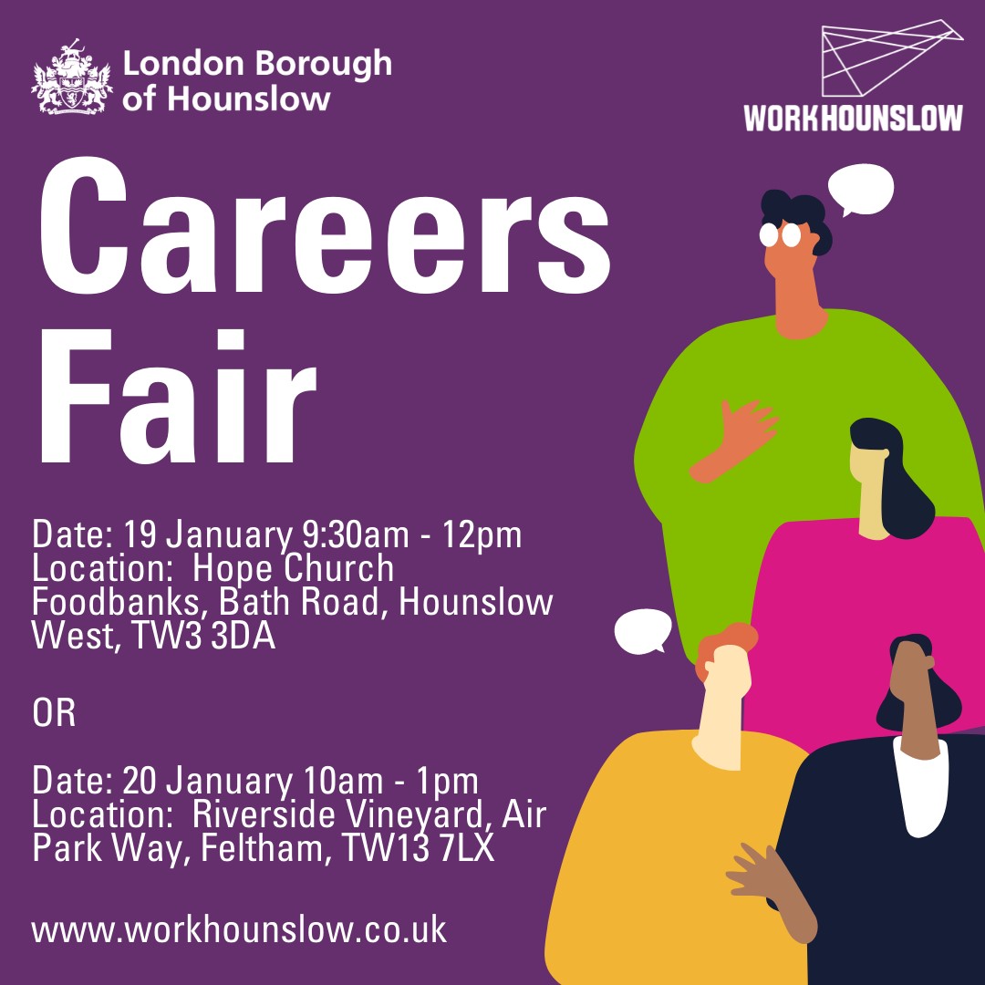 Visit the Work Hounslow Careers Fair